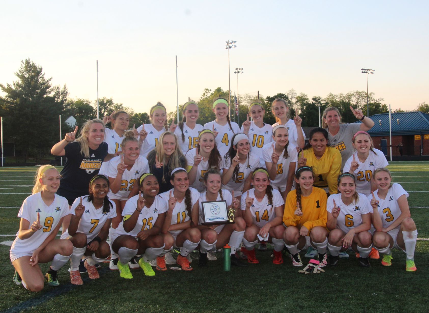 Loudoun County girls soccer champs